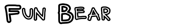 Fun Bear font