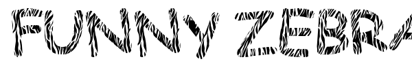 Funny Zebra font
