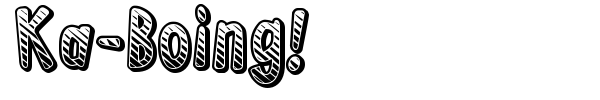 Ka-Boing! font