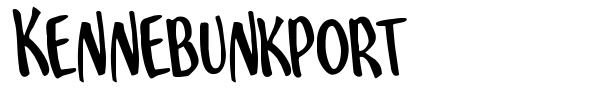 Kennebunkport font