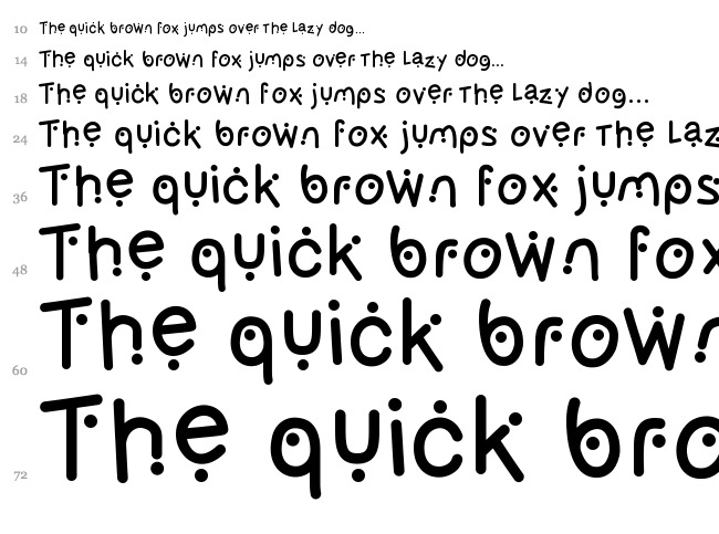 Olives font waterfall