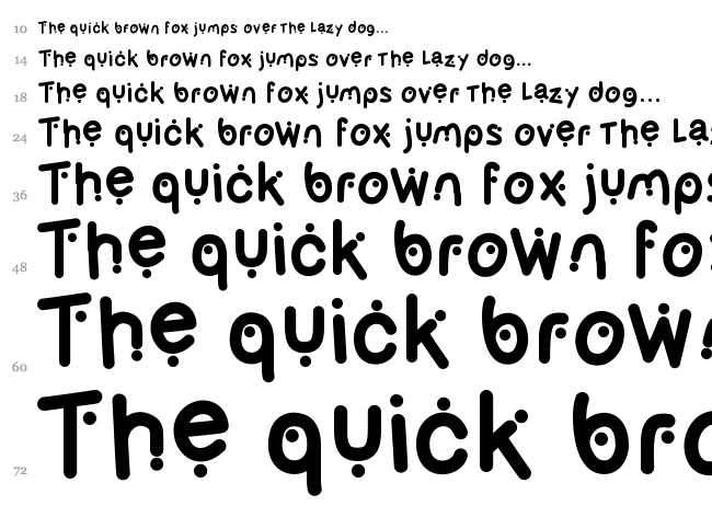 Olives font waterfall