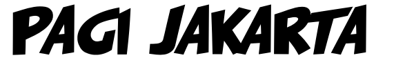 Pagi Jakarta font