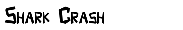 Shark Crash font