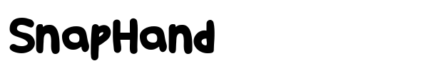 SnapHand font