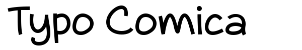 Typo Comica font preview