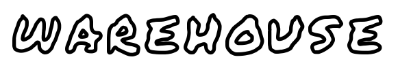 Warehouse font preview