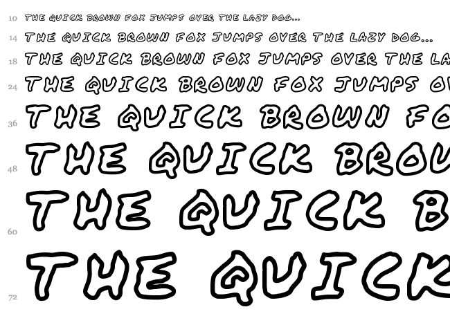 Warehouse font waterfall