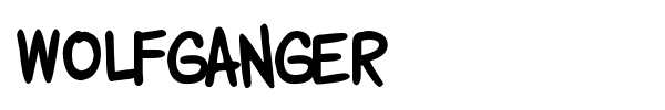 Wolfganger font preview