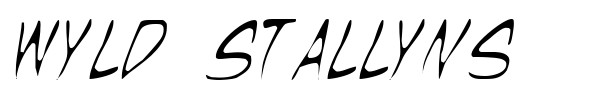 Wyld Stallyns font