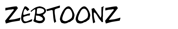 Zebtoonz font