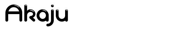 Akaju font