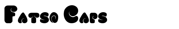 Fatso Caps font preview