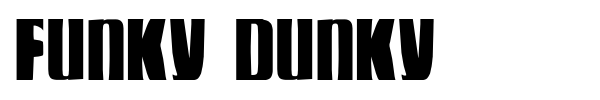 Funky Dunky font
