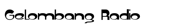 Gelombang Radio font