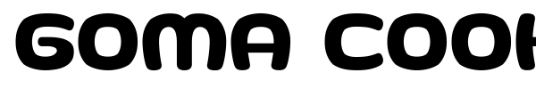 Goma Cookie G font