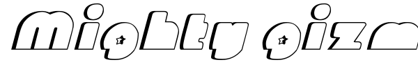 Mighty Gizmo font