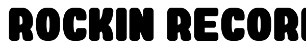Rockin Record G font preview