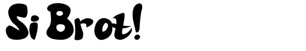 Si Brot! font
