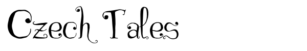Czech Tales font