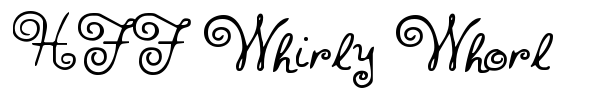 HFF Whirly Whorl font
