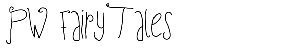 PW Fairy Tales font preview