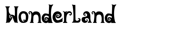 Wonderland font