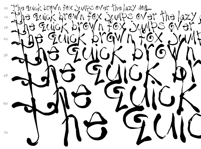 yay 14 font waterfall