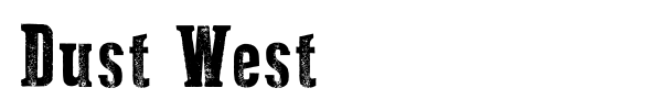 Dust West font