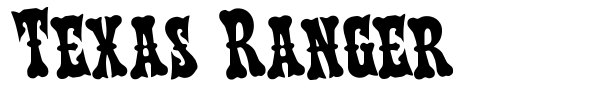 Texas Ranger font