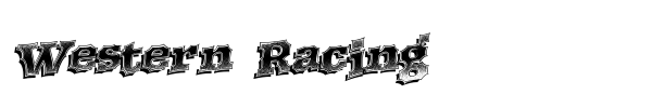 Western Racing font