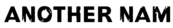 Another name for font