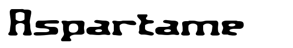 Aspartame font