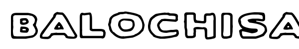 Balochisaurus font preview