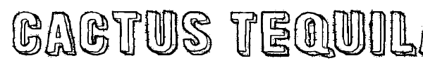 Cactus Tequila font