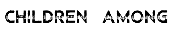 Children Among Lions font preview