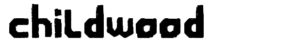 Childwood font