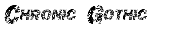 Chronic Gothic font