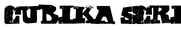 Cubika Script font