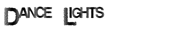 Dance Lights font