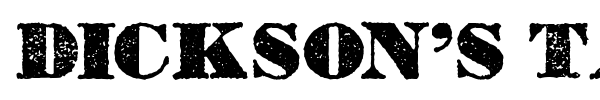 Dickson's Tales font
