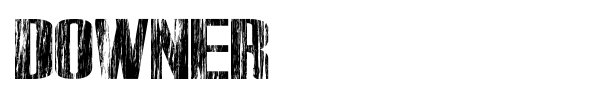 Downer font