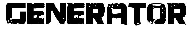 Generator Rex font
