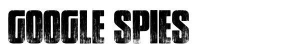 Google spies font