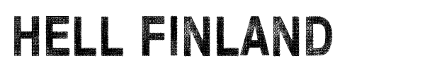 Hell Finland font