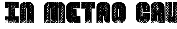 In Metro Caves font