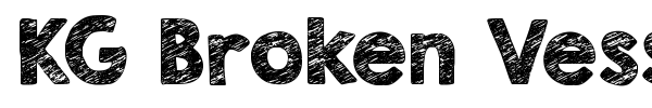 KG Broken Vessels Sketch font