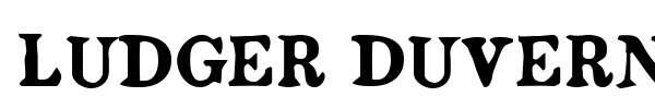 Ludger Duvernay font