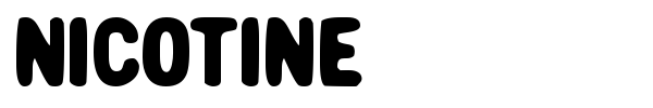 Nicotine font