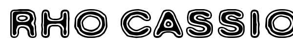Rho Cassiopeiae font